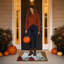 Paillasson d'Halloween fantaisie et tapis de citrouille