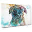 A Staffordshire Bull Terrier Dog In Abstract - Wrapped Canvas-55301833