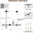 Mid Century Modern Linear Chandelier With Adjustable Glass Pendant Lights For Dining Room, Kitchen Island, And Living Room-112592475-112592476