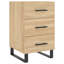 Mazari 40cm W Iron Bedside Table-1923137559