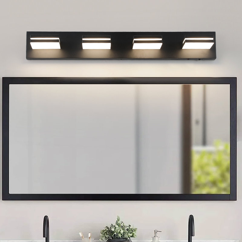 Modern Dimmable LED Vanity Lights for Mirror 3 CCT Adjustable LED Vanity Light, Matte Black, 4