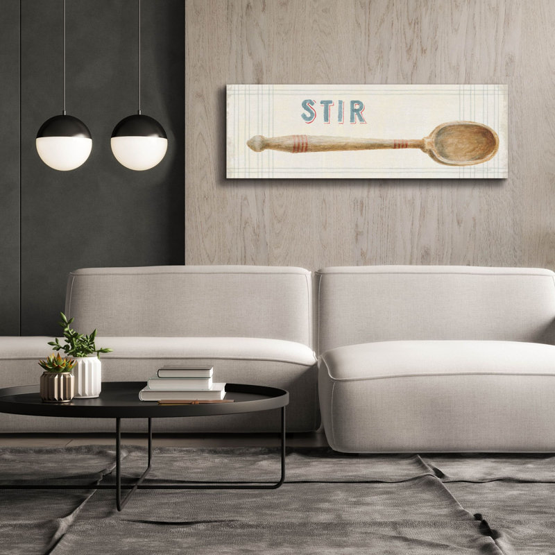«Floursack Kitchen Sign 3 C» par Danhui Nai, art mural sur toile, H 20 po x l 60 po