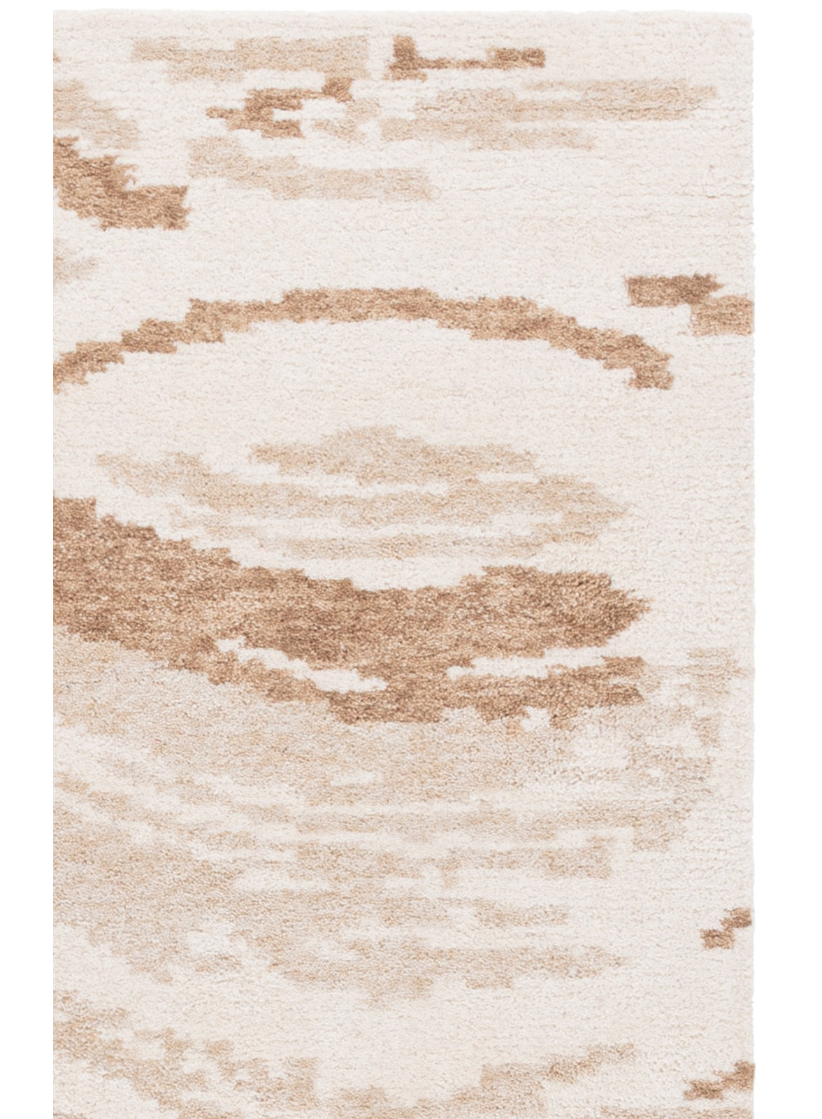 Hand-Tufted Abstract Wool Rug, Rectangle 8' x 10'