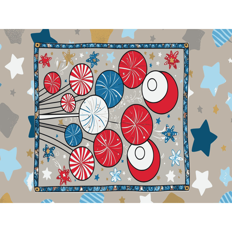 Tapis d'été Holiday The Aisle®, Rectangulaire 2 pi x 3 pi