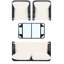 Cangelosi 4 Piece Rattan/Wicker Sofa Seating Group with Cushions-1454101271