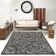 Tapis gris à motif abstrait Aashild