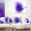 Conception abstraite fractale bleue - coussin imprimé abstrait-30617772-30617769