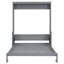 Grand lit escamotable avec tablette-108960417