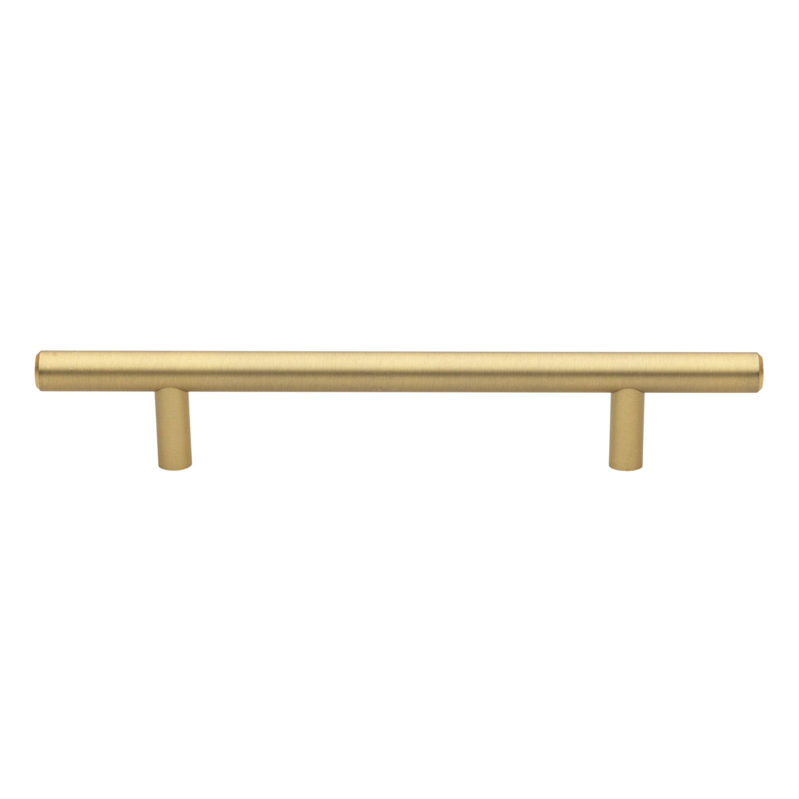 Roman Bar Cabinet Pull, Satin Gold, 5 1/16"