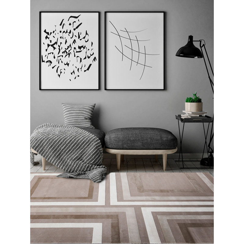 Decoste Geometric Area Rug, Rectangle 160 x 230cm