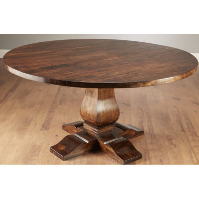 Table de salle à manger en bois massif Ilaan