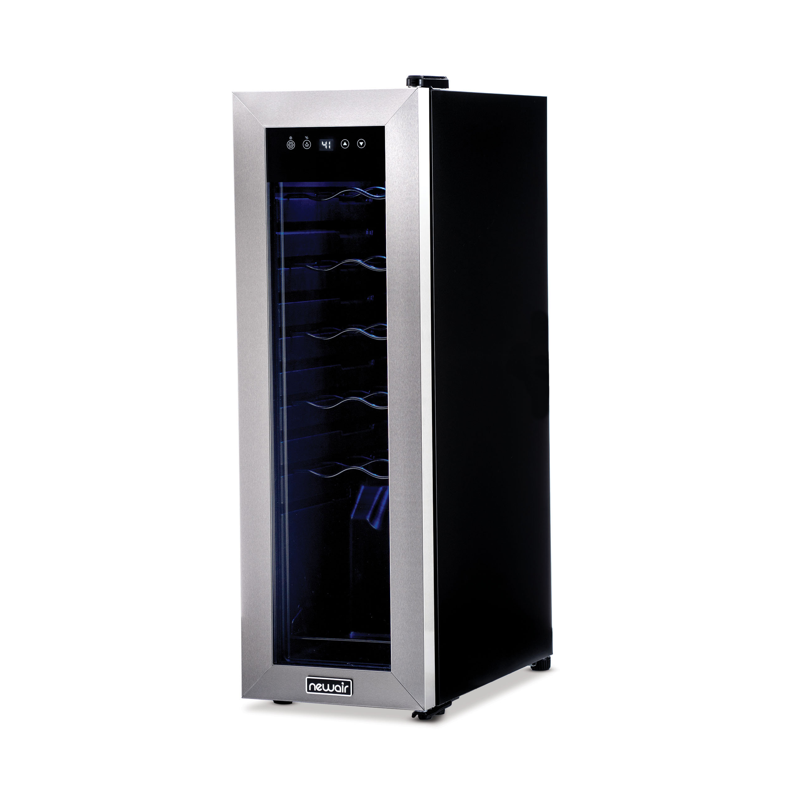 NutriChef 17.72'' 12 Bottle Single Zone Freestanding Wine Refrigerator &  Reviews