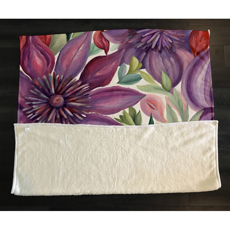 Throw Blanket, 51" W x 60" L