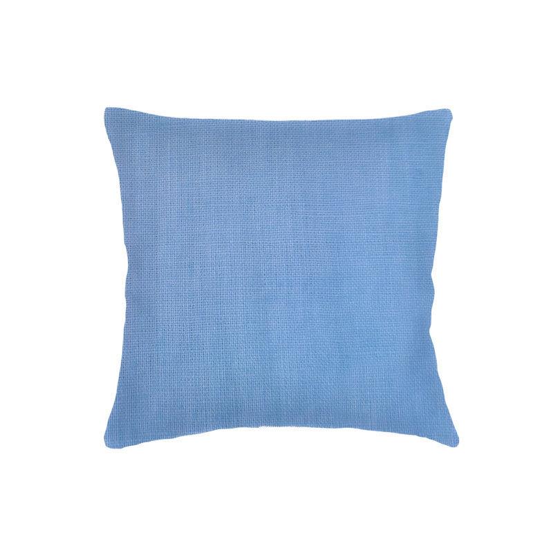 Linen Euro Pillow Cover, Ocean Blue