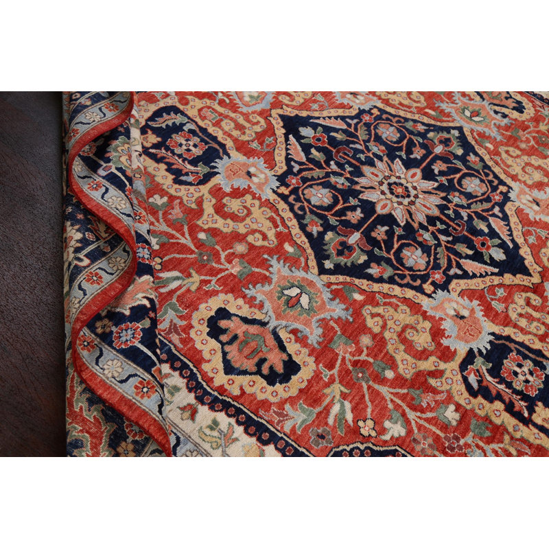 One-of-a-Kind 9'11" X 13'9" Wool Area Rug in Red