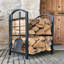 Avaiyah 45cm W Metal Log Rack