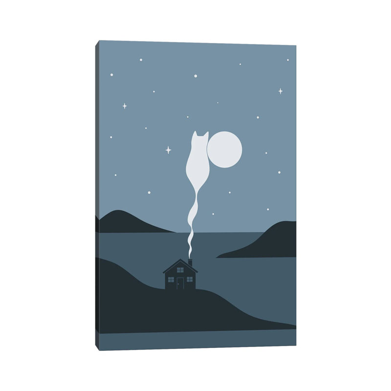 Cat Landscape XLV by Lim Heng Swee - Wrapped Canvas Print, 101.6 cm H x 66.04 cm W