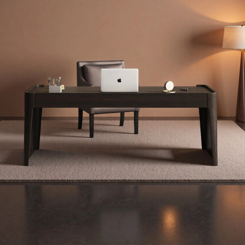 Modern minimalist writing desk, 29.53" H x 70.87" W x 25.59" D 