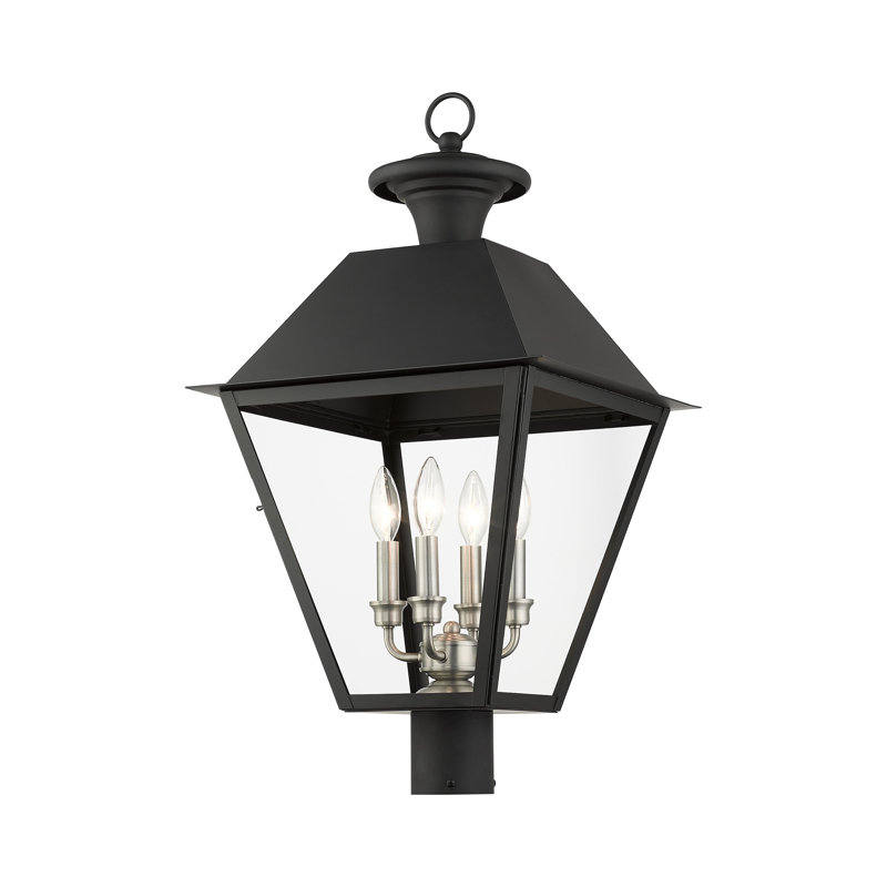 Tête de lanterne câblée 1 lumière H 27,5 po Anselm