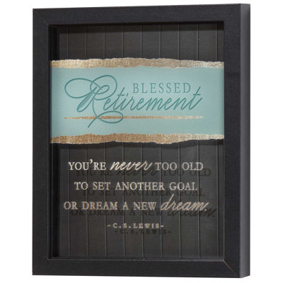 Davilyn Framed Art Blessed Retirement 8x10