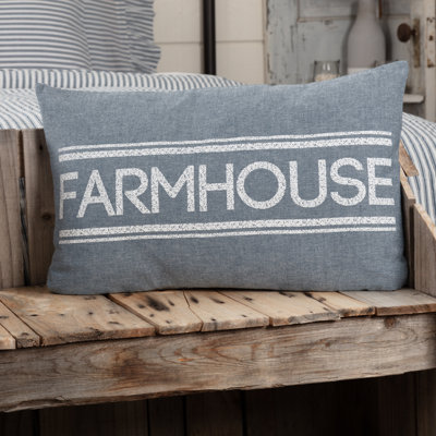 Sawyer Mill Buttons Cotton Reversible Throw Pillow