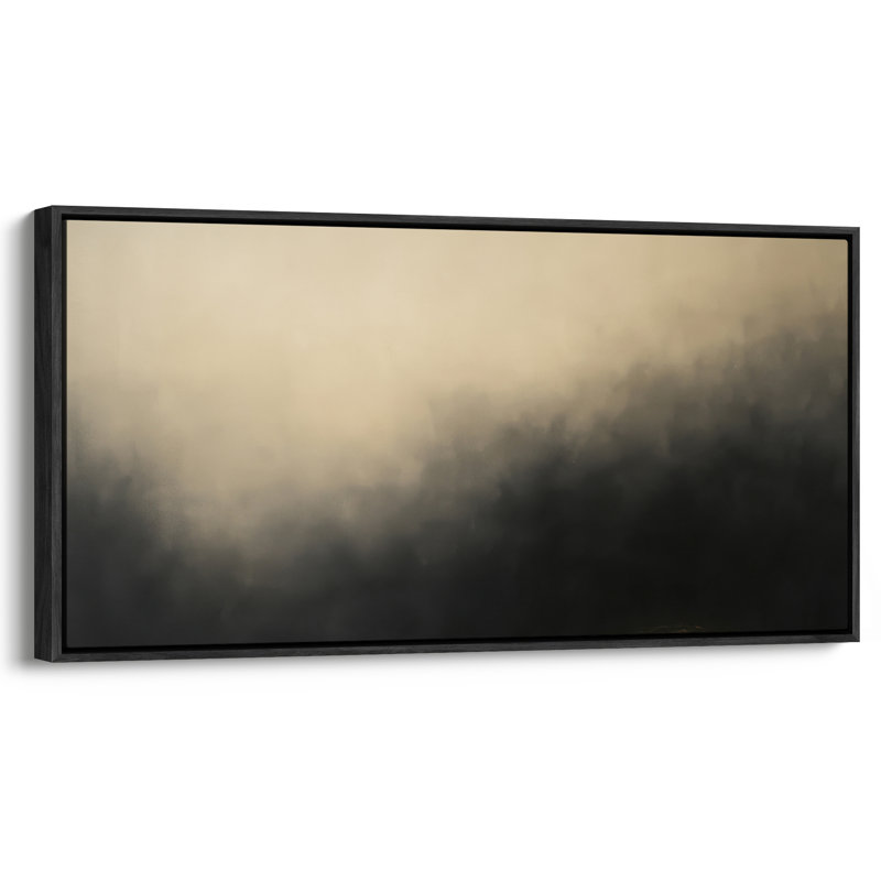 Très grand art mural rétro encadré pour art classique, H 30 po x l 60 po, Noir