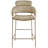 Yara Beige Velvet Counter Stool-75000047