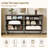 6-Drawer Dresser With Wave-Fluted Panels, Modern Boho Storage Cabinet With Solid Frame And Metal Handles, Versatile Organizer For Bedroom, Living Room, Entryway, Hallway & Closet-1418126615