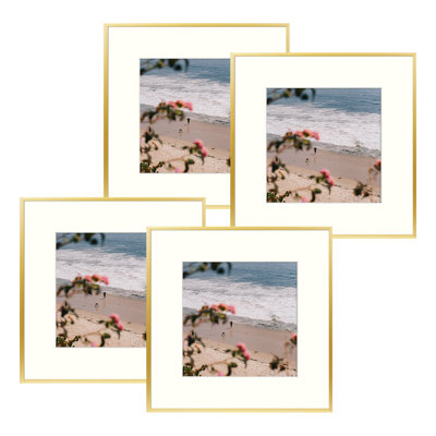 Drennon Metal Picture Frame Set with Mat