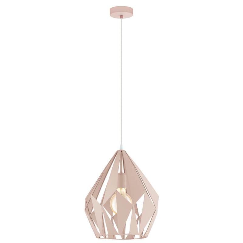 Aldrich 1 - Light Unique/Statement Pendant, Apricot