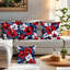 4 housses de coussin décoratif à motif de fleurs 4 pièces