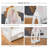 Alaudin Freestanding Mirror with Shelves