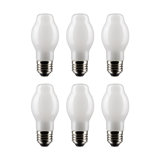 Satco 8 Watt (65 Watt Equivalent), BT15 LED, Dimmable Light Bulb, E26/Medium (Standard) Base