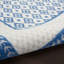 Tapis bleu / blanc Comobabi-823790035