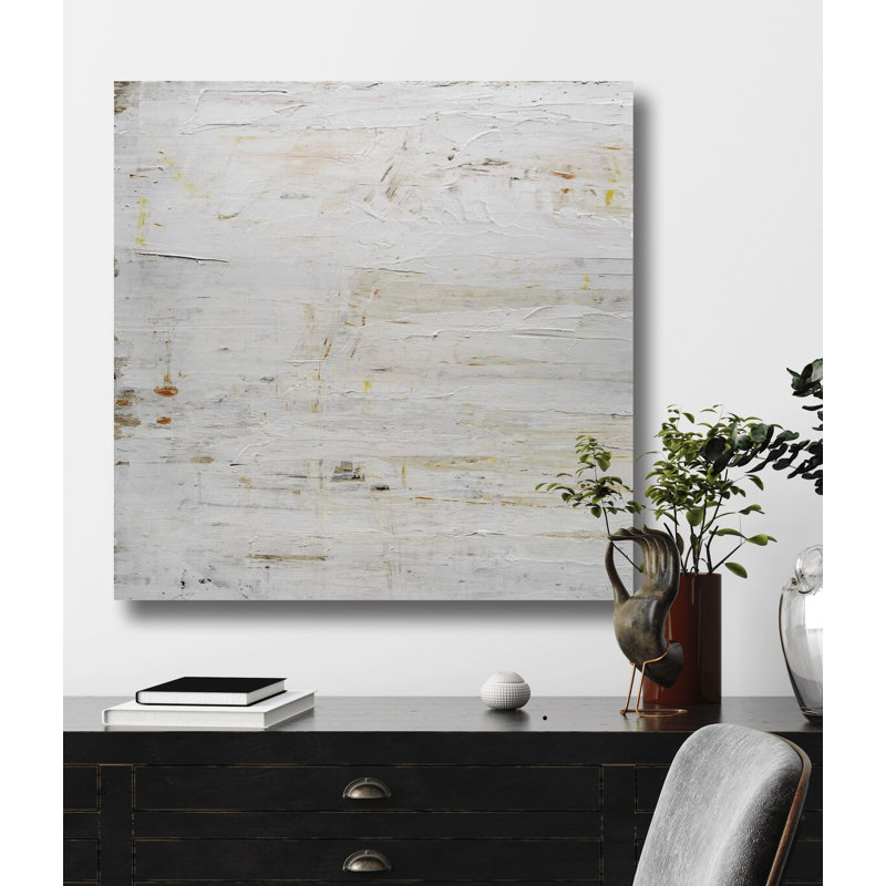 Whipped Cream I - Artist Enhanced Canvas Print, 30" H x 30" W x 1.5" D, Wrapped Canvas