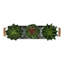 Plantes artificielles, ensemble de 3, hauteur 6 ", plante grasse, pots en métal argenté, contemporain, moderne