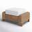 Ottoman with Sunbrella Cushion