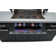 Mont Alpi MA-957 5-Burner 63000 BTU Black Stainless Steel Outdoor Kitchen Bar Gas Island Grill w/ Infrared Rear Burner + Rotisserie Kit + Granite Countertop + Storage Cabinets & Full Weather Cover