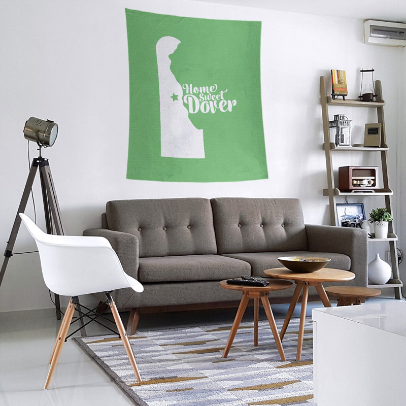 Tapisserie Dover Delaware, H 80 po x l 68 po, Vert