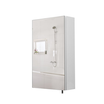 Cullen White Steel Single Door Cabinet
