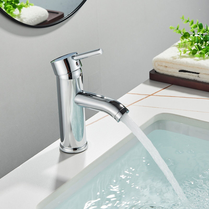 Deck Mounted Single-handle Bathroom Faucet