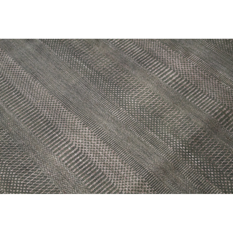 Wool Area Rug in Gray/Copper