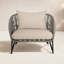 Tabouret de patio avec coussin Renate Welham Chave