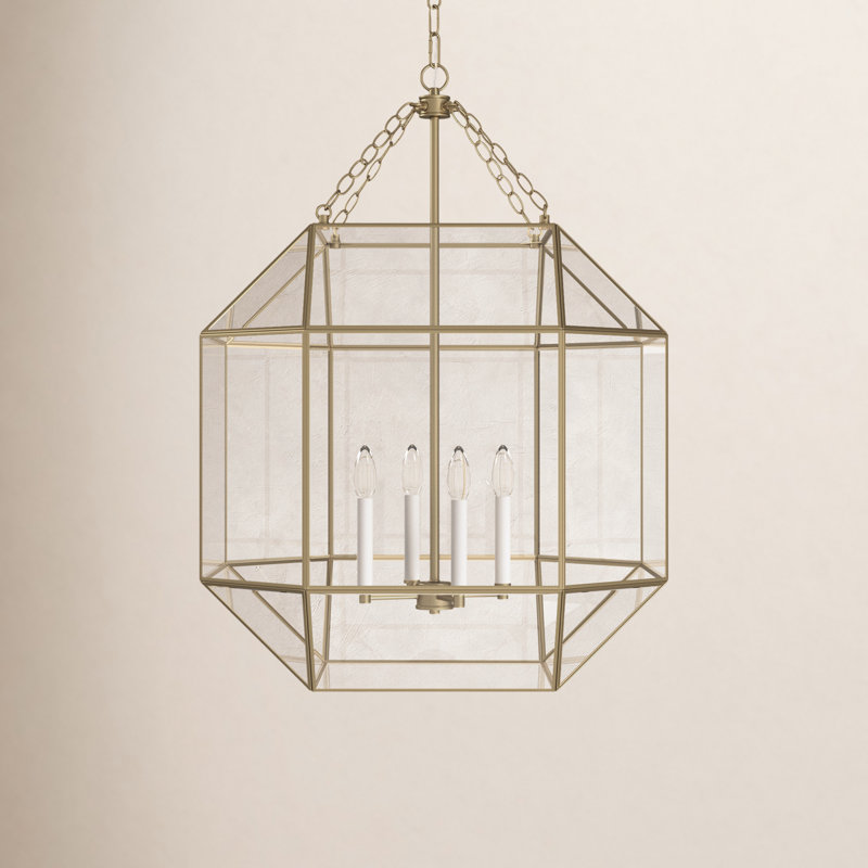 Morrison 4 - Light Pendant, 60W, Satin Brass, No