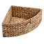 Breunig Solid Wood 3 Drawer X-Side Corner Storage Drawer with 3 Wicker Baskets, White-1771060068