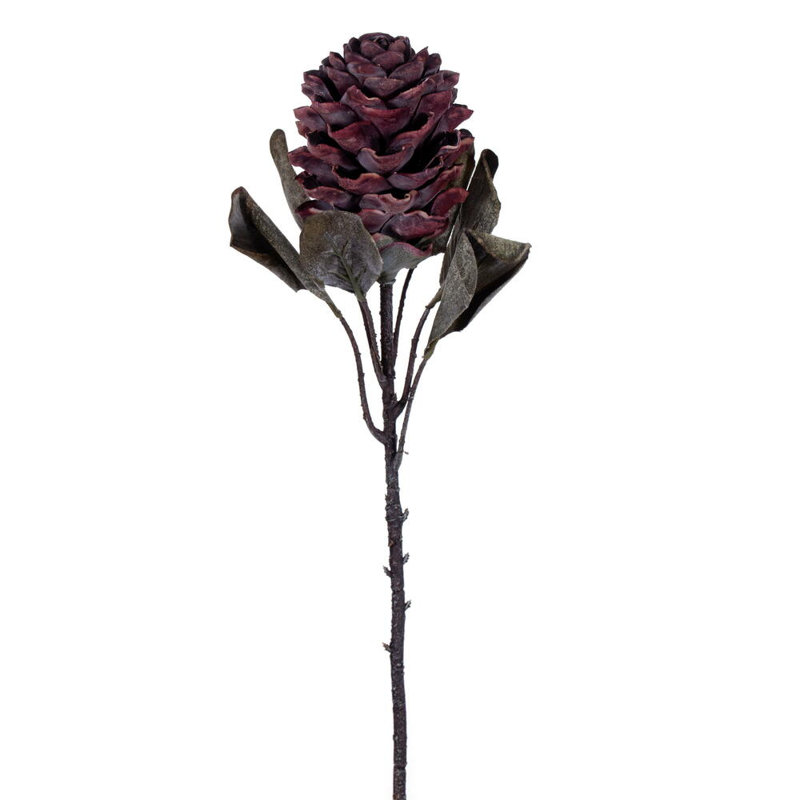 22'' Faux Plant, Red