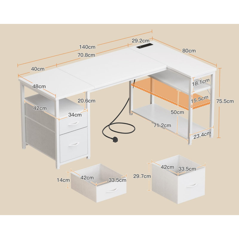 Iron Computer Desk