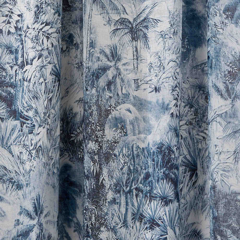 Linen Semi Sheer Single Curtain Single Panel, 200 W x 280 D cm