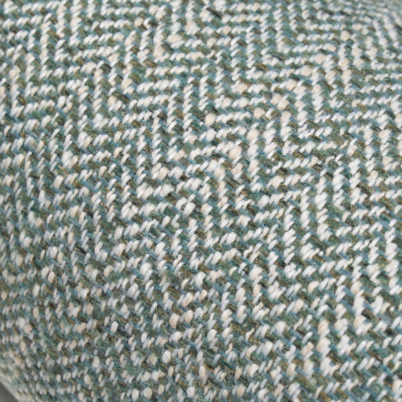 Cosipillow Indoor / Outdoor Chevron Bolster Cushion, Green
