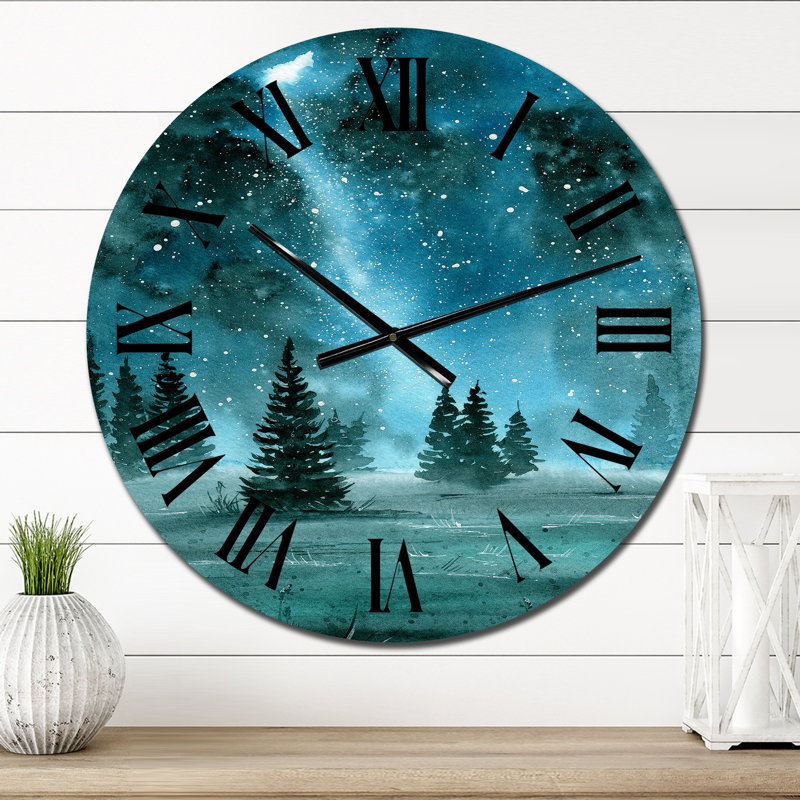 Horloge murale traditionnelle grise, Moyen